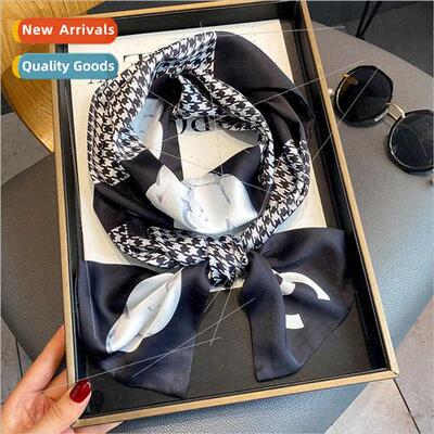 2021 new flat corner imation silk decorative fashion small n
