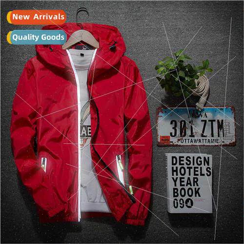 Spring Autumn thin fat plus size jacket men casual students