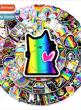100 -repeating ins  color department graffi stickers luggage