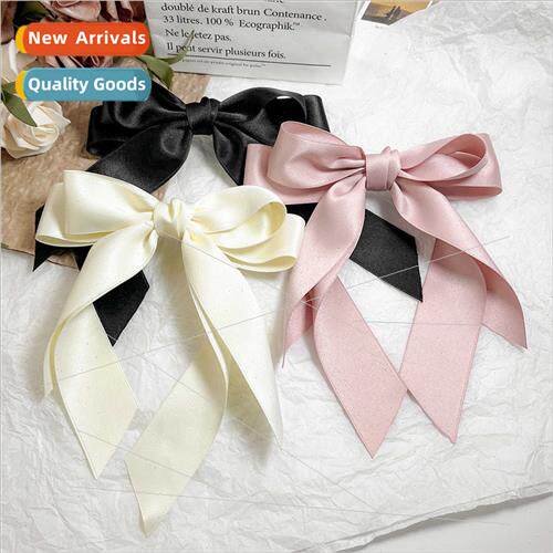 Temperament senior sense bow ribbon hair clips ballet girl c