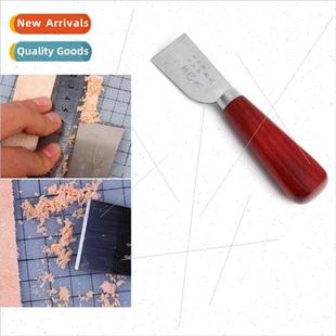 Red DIY Handmade Leather Cutting Knife Tool Sharpener Shuji