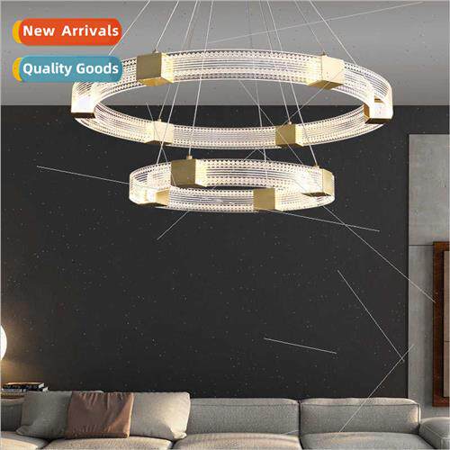 -modern art design large round chandelier living room dining