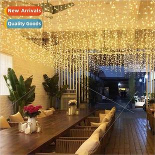 LED ghts Ice Strip Decoration Star Wedding Curtain