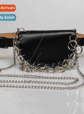 Waist bag female 2019 new fashion belt female round ring pun