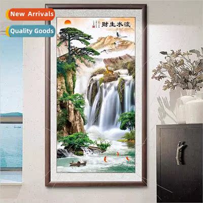 2022 new 5d cross stch full embroidery flowing water generat