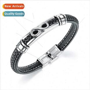 men bracelet mple Europe tide hop woven jew hip