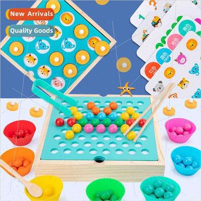 Four in one clip beads memory chess children early education