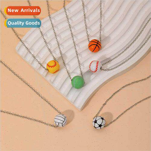New sports basketball pendant men women necklaces personaliz