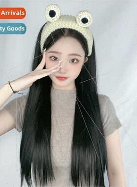 Wig female long hair whout trace hair extensions piece long