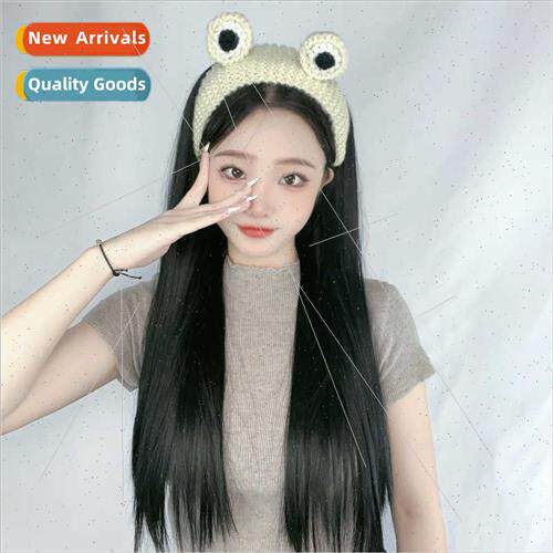 Wig female long hair whout trace hair extensions piece long