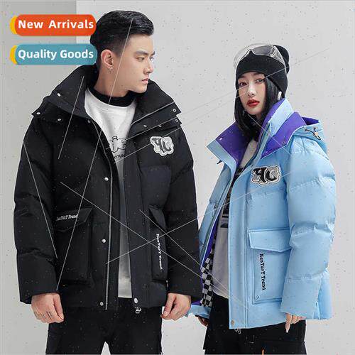 Down jacket men women in long 2023 winter new fashion casual