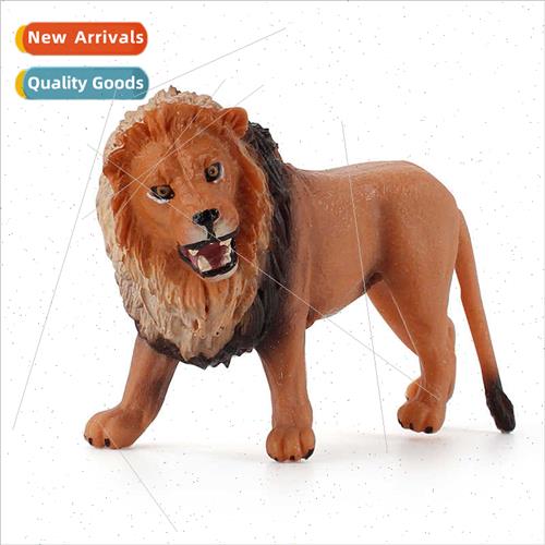 wildlife lion model African male lion open male lion solid s