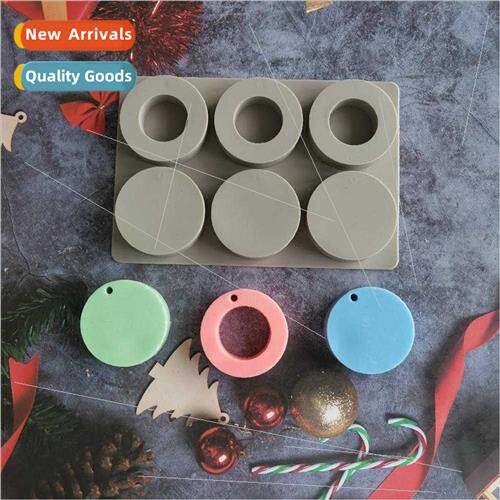 6 Circle Aromatherapy Soap 529 Chocolate Biscu Mold Cake Mol