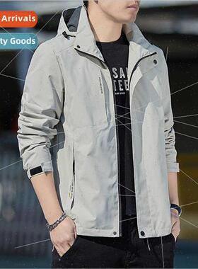 Middle-aged men jackets spring fall outdoor thin punching ja