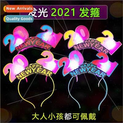 2021 luminous digal hair bands Year Ox flashing led headbsca