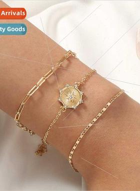 Europe wh vintage Roman plate wh diamonds sparkling threepcs