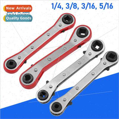 Double head square ratchet spanner Refrigeration equipment m