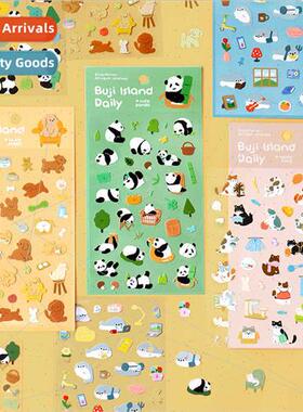 Decorative stickers Buk Isldaily Korea cute animal handbook