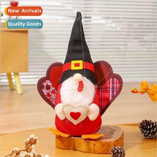 Thanksgiving turkey elderly doll ornament cute courtship fac