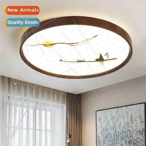 Chinese simple ceiling lamp zen creative tea room study lamp