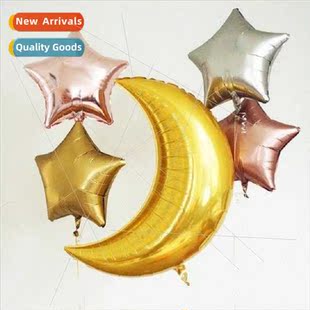 aluminum film balloon decoration moon wedding inch