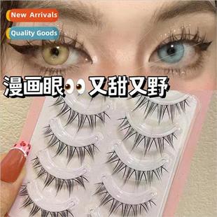 Air Manga One Stem Clear Lash Eyelash False Piece Juno Thai
