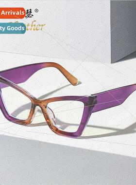 New cat eye anti-blue light glasses 80459 Europe set frame g