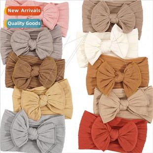 Jacquard wide edge nylon baby baby hairband children headban