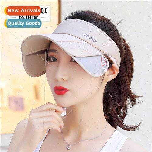 Summer outdoor sports sunscreen hollow top hat ladies casual