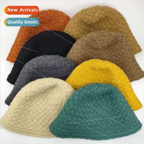 Hat women autumn winter new wool fisherman hat wh round top