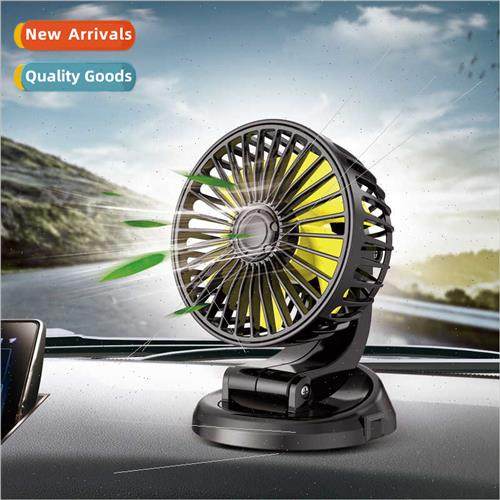 Car flash F409 car folding fan rotatable head 5v 12 v24v car
