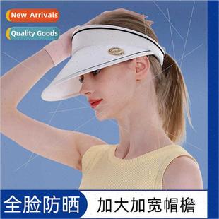female baseball sun top scree cool hat breathable Hollow cap