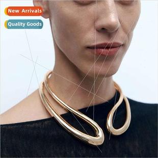 winter geometric metal Europe bracelet fall necklace col new