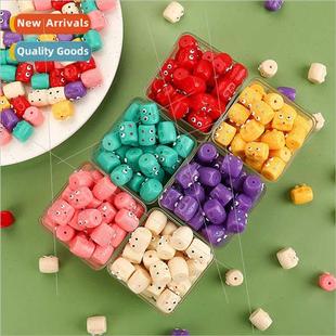 fun cartoon ltle monster cros Handmade resin diy