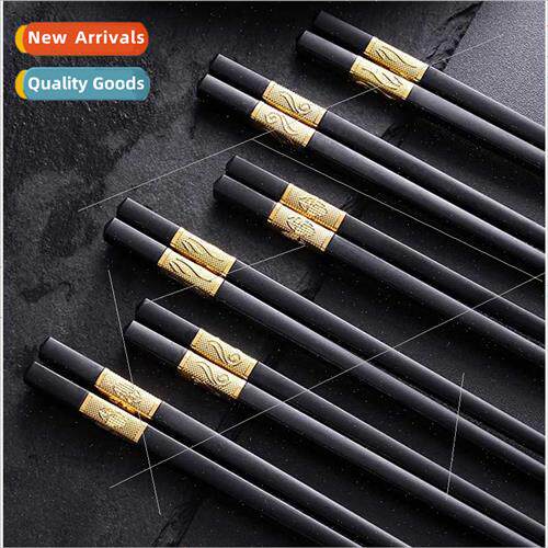 Home Hotel Hotel Restaurant Alloy Chopsticks Golden Blessing