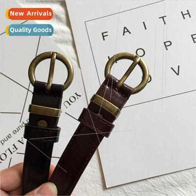 Vintage belt female simple hundred Korean students decorativ