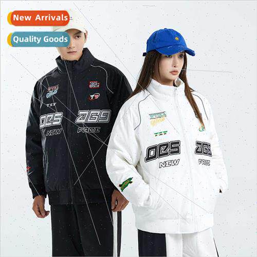 Down jacket men women biker clothing couple bread clothing t