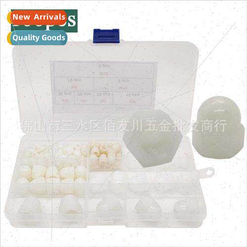 Black Whe Plastic Nylon Ball Cap Nut M3-M12 Screw Cap Screw