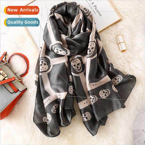 Spring summer new  American wind nd skull scarf female simul