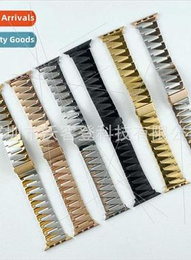 适用Apple toothed zinc alloy metal watch bapple watch8/SE7/6