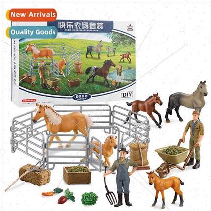 happy horse ranch set handmade toys static desktop sandbox r