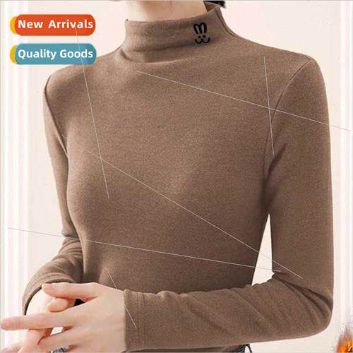 2023 De velvet warm bottoming shirt fall winter padded thick