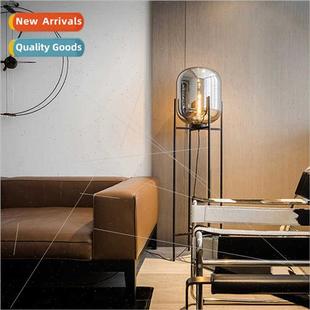 glass soot quadruple tripod lamp living Scandinavian floor