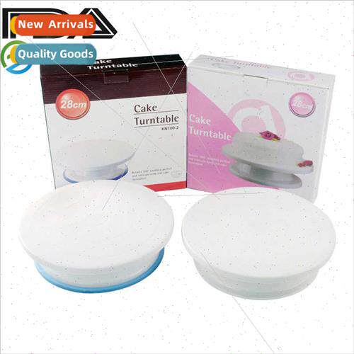 Baking tools set cake turntable rotating PP plastic laminati