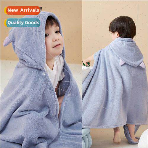 Towel children poncho cartoon baby bath towel cape hooded ba