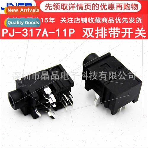 PJ-317-11P audio interface female socket 3.5 headphone socke