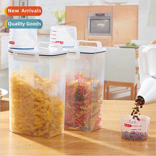 Japan plastic handheld wh measuring cups sealing cans moistu