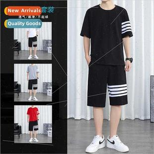 short men summer sports sleeved shirt Four casual bar