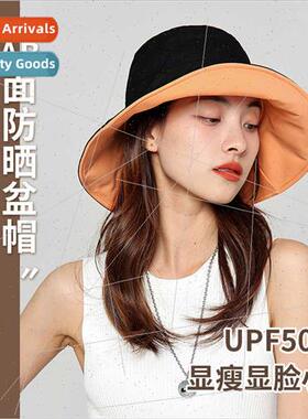 Ice silk double-sided fisherman hat children summer outdoor