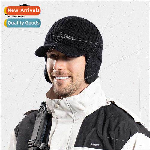 9125 outdoor wool cap Korean  men caps warm thickened duck t